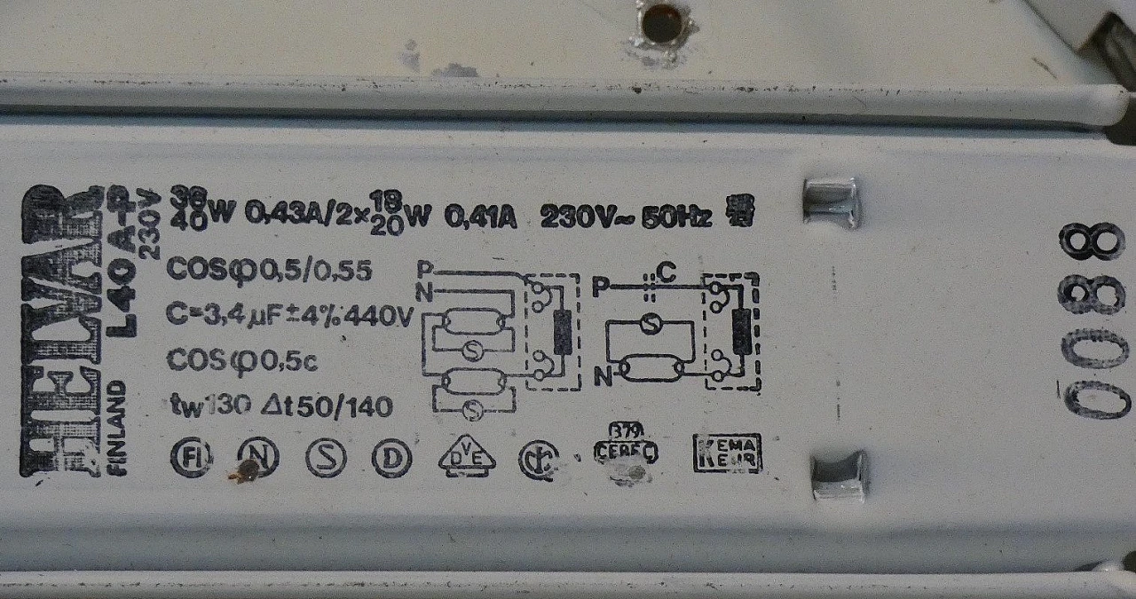 Lampada da tavolo Button in vetro acrilico e metallo, anni '60 12