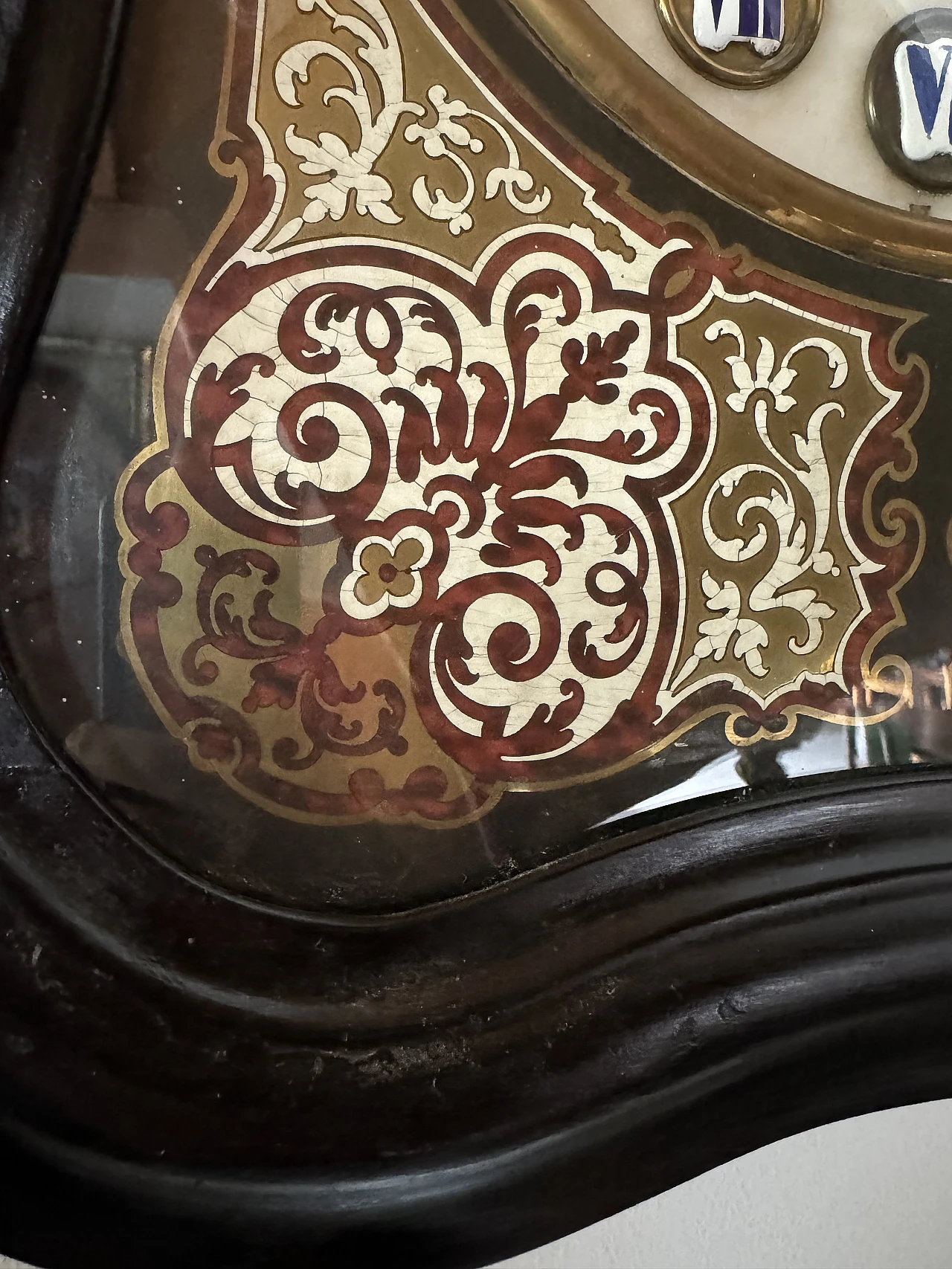 Elizabethan style wooden wall clock, early 20th century 2