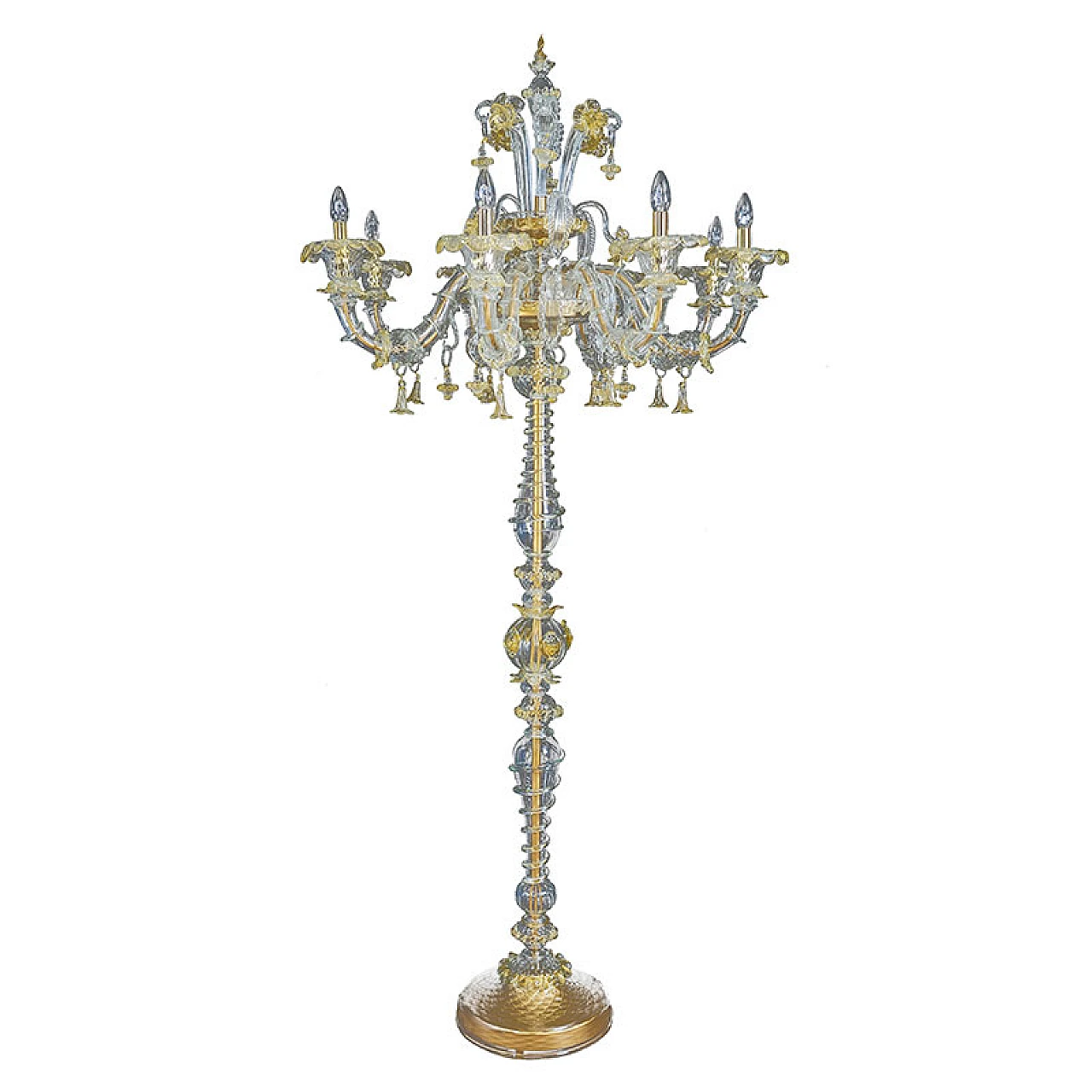 Murano glass floor lamp, 1940s 1