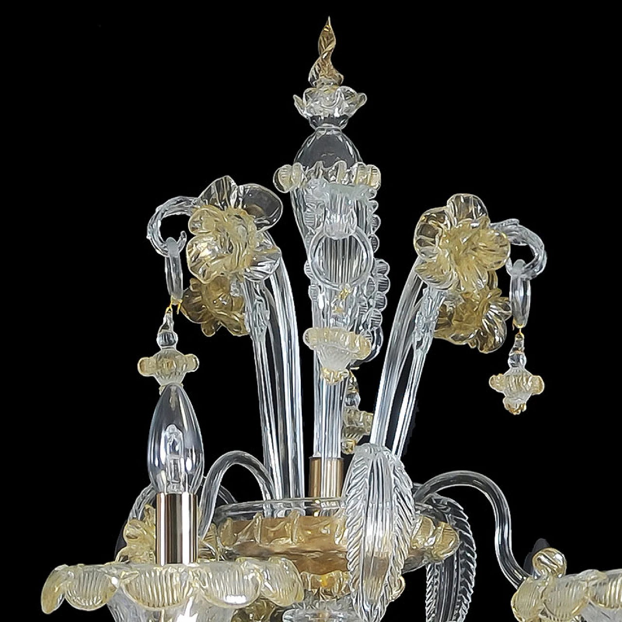 Murano glass floor lamp, 1940s 3