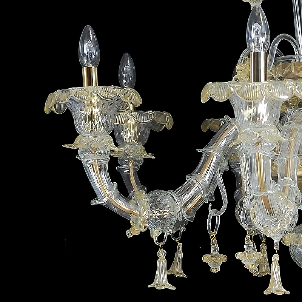 Murano glass floor lamp, 1940s 5