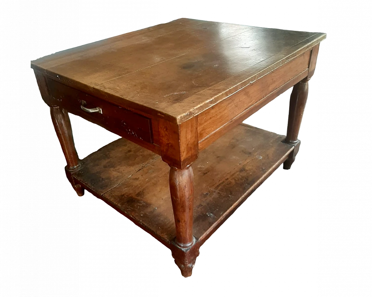 Solid walnut store counter, mid-19th century 6