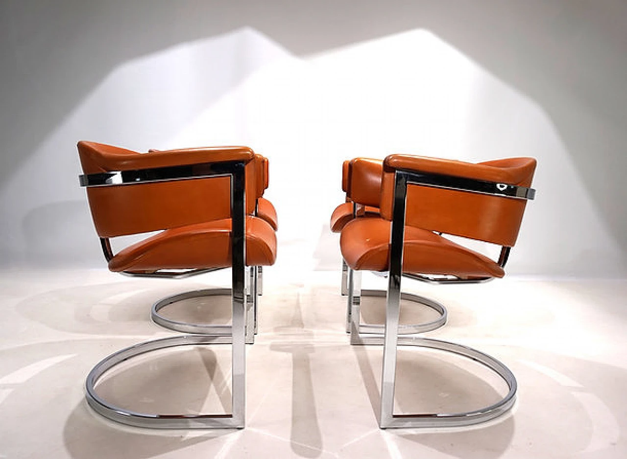 4 Chairs by Vittorio Introini for Mario Sabot, 1970s 11