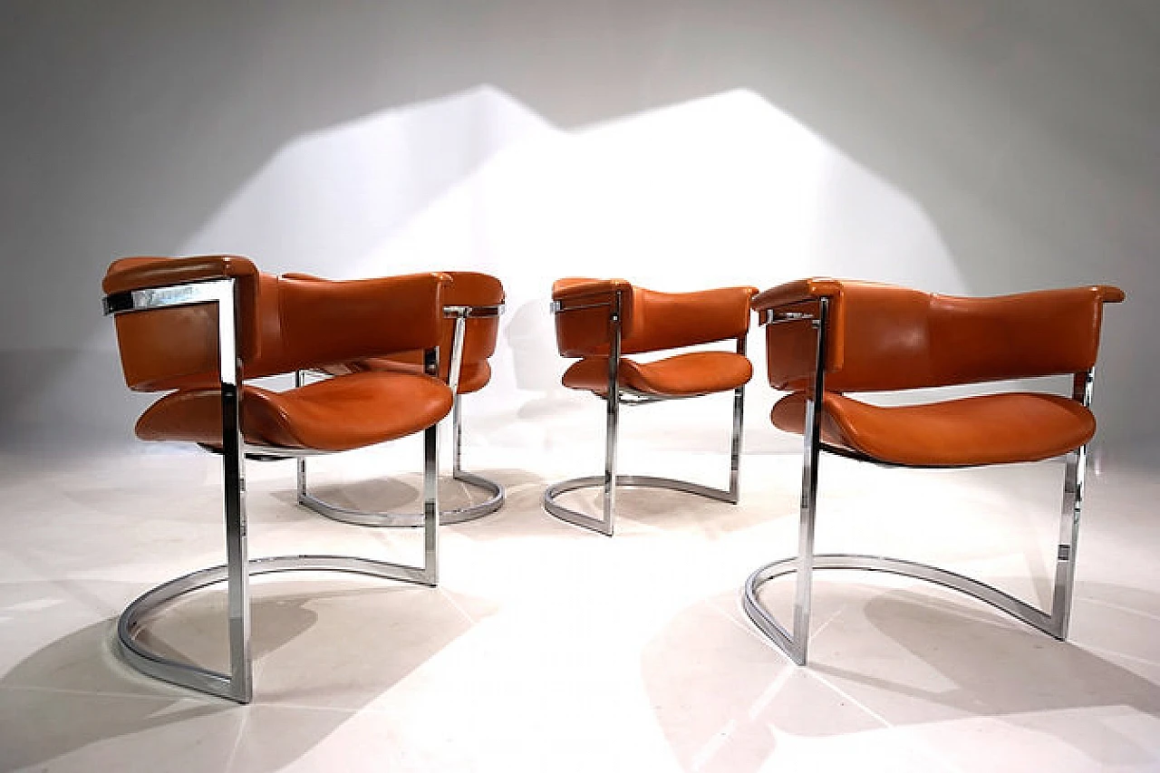 4 Chairs by Vittorio Introini for Mario Sabot, 1970s 14