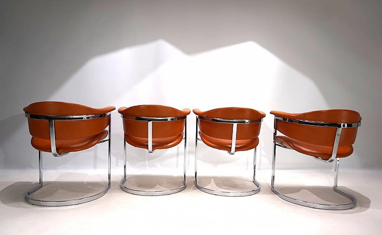 4 Chairs by Vittorio Introini for Mario Sabot, 1970s 17