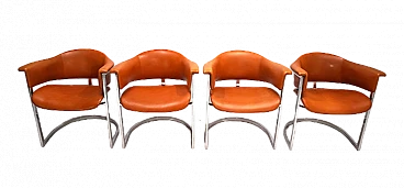 4 Chairs by Vittorio Introini for Mario Sabot, 1970s