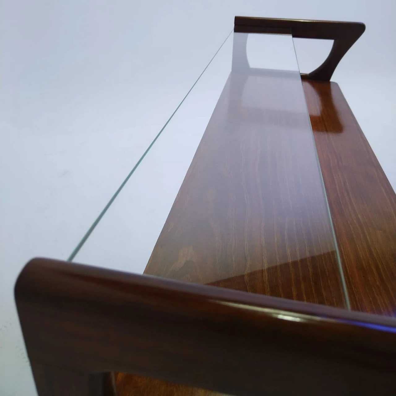 Cherry wood console table, 1950s 6