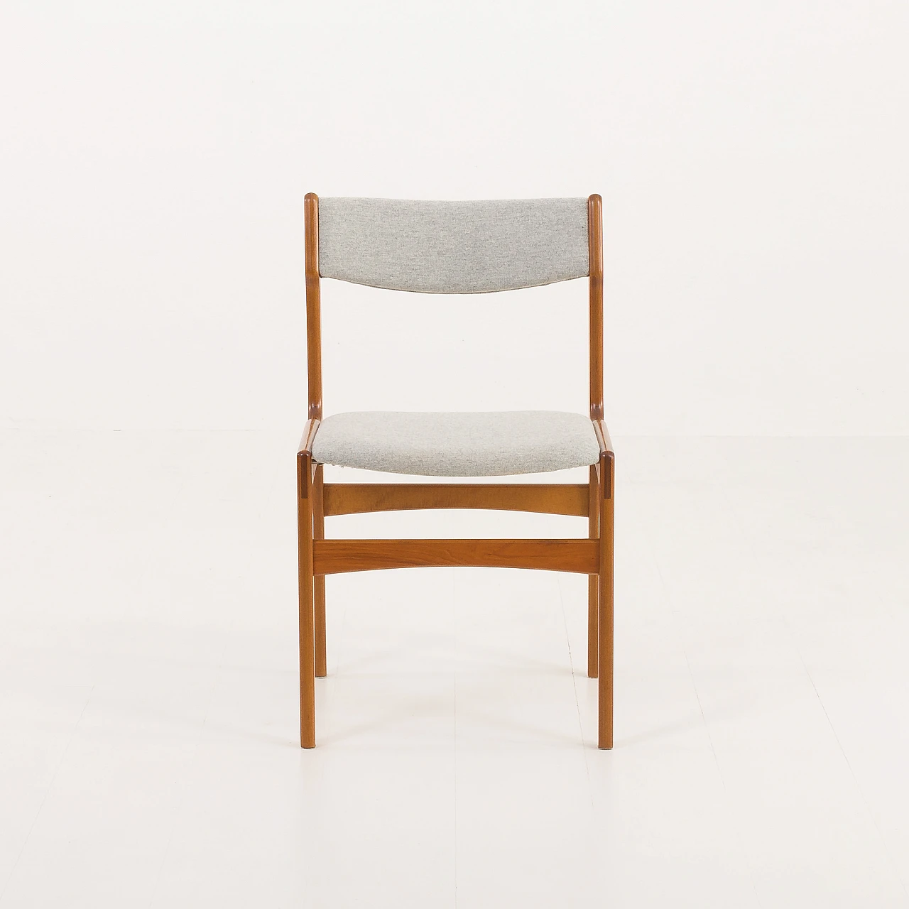 6 Chairs in teak and fabric by Erik Buch, 1960s 15