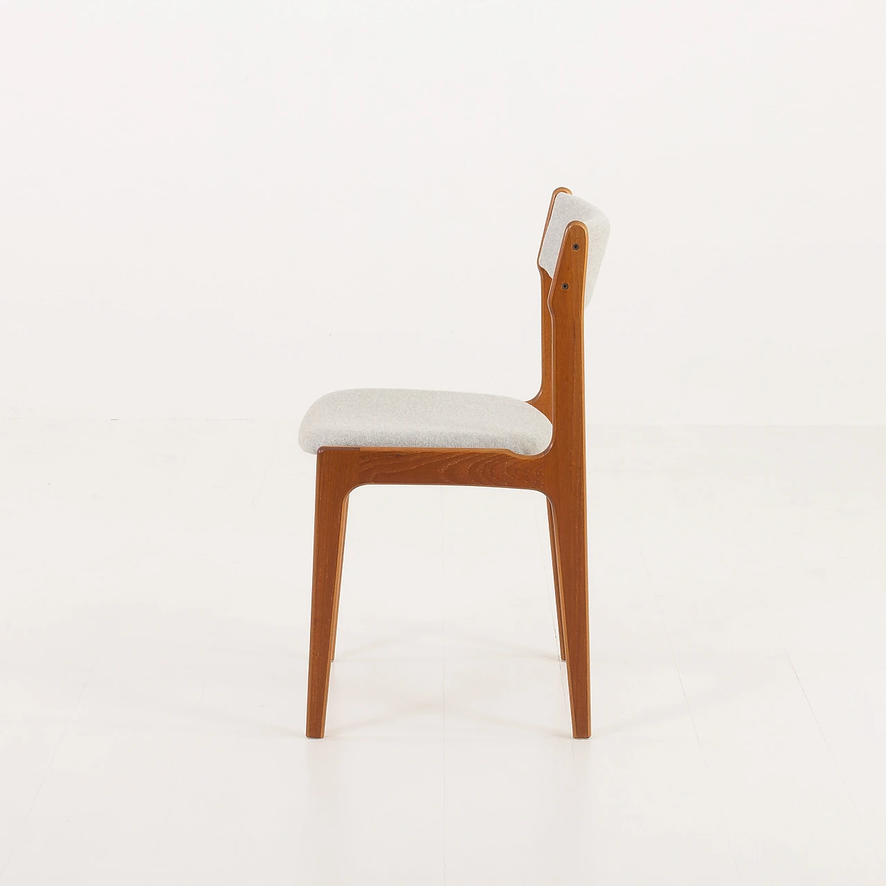 6 Chairs in teak and fabric by Erik Buch, 1960s 17