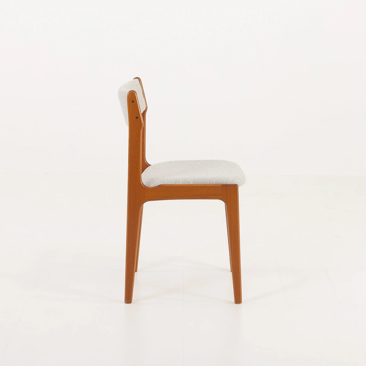 6 Chairs in teak and fabric by Erik Buch, 1960s 21