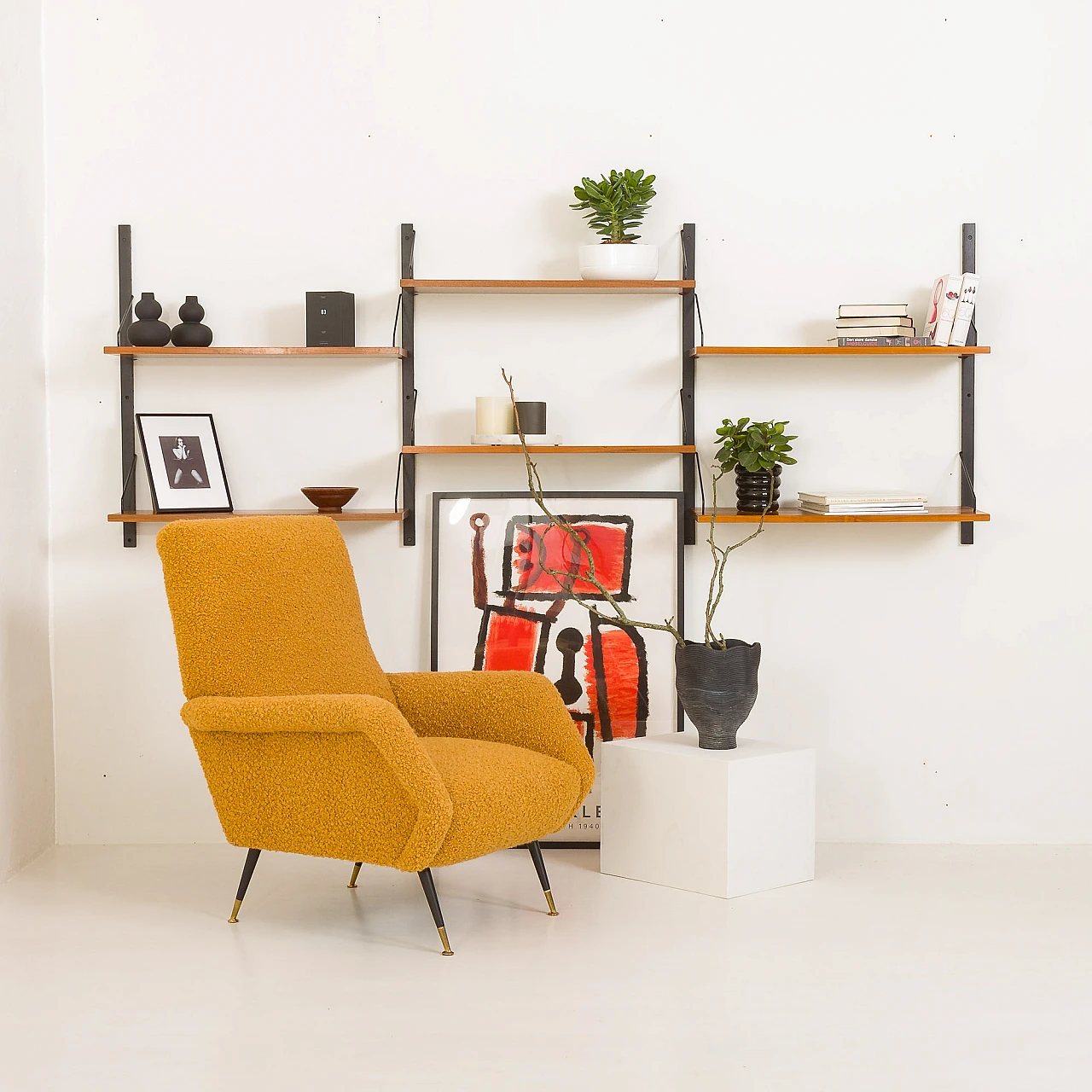 Walnut hanging bookcase by Poul Cadovius, 1960s 3