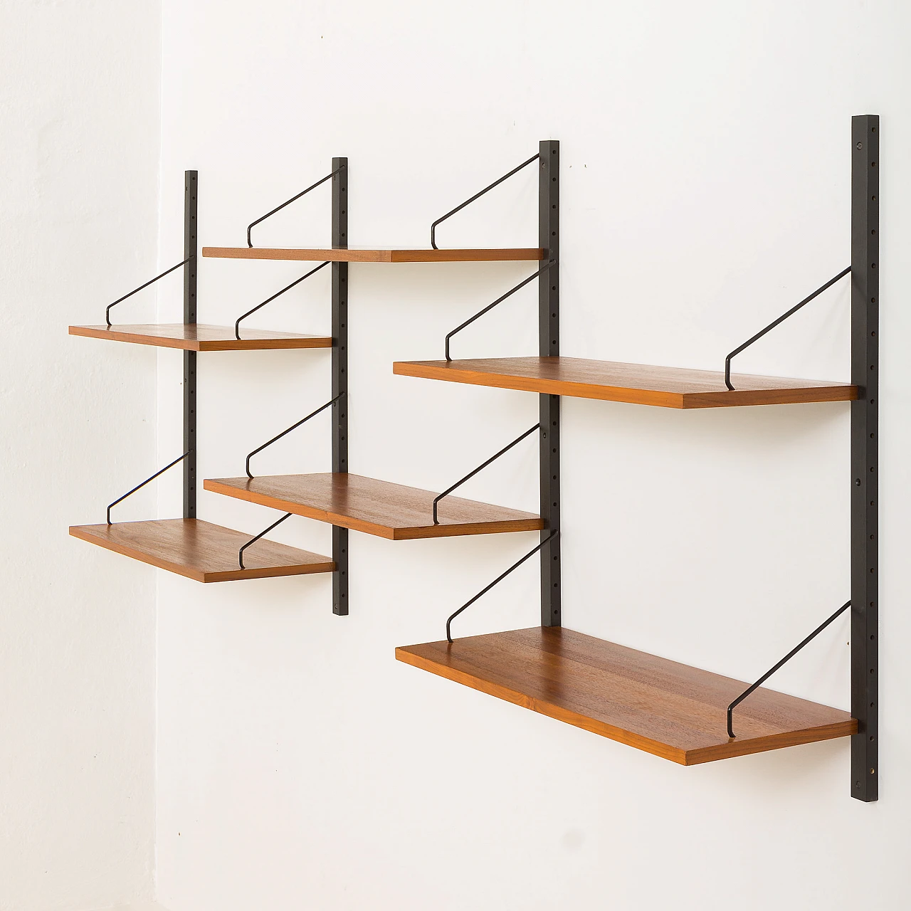 Walnut hanging bookcase by Poul Cadovius, 1960s 6