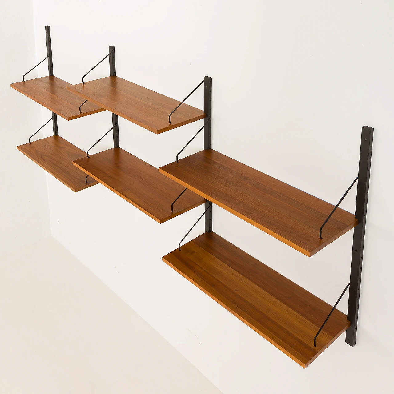 Walnut hanging bookcase by Poul Cadovius, 1960s 8