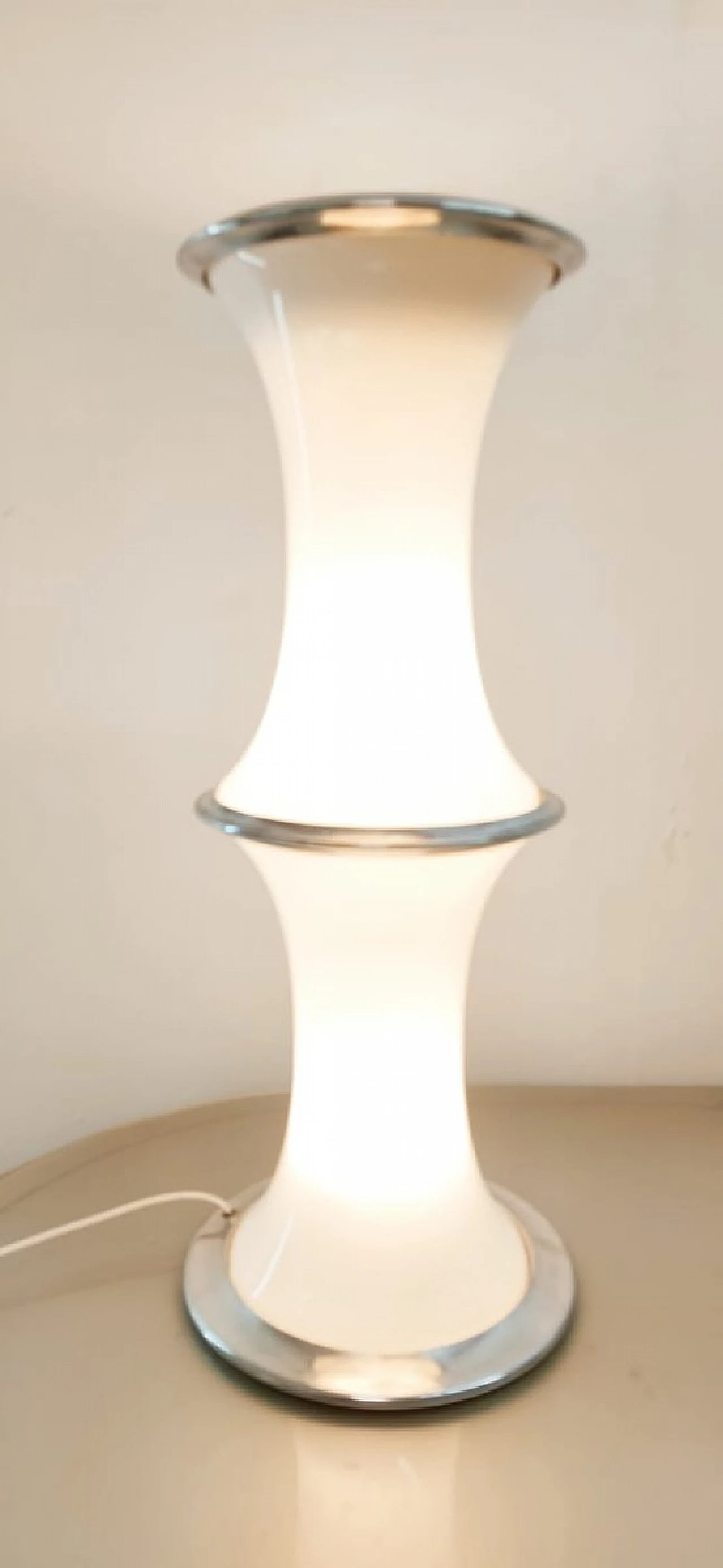 Floor lamp in Murano glass & aluminum by Tronconi for Vistosi, 1960s 2