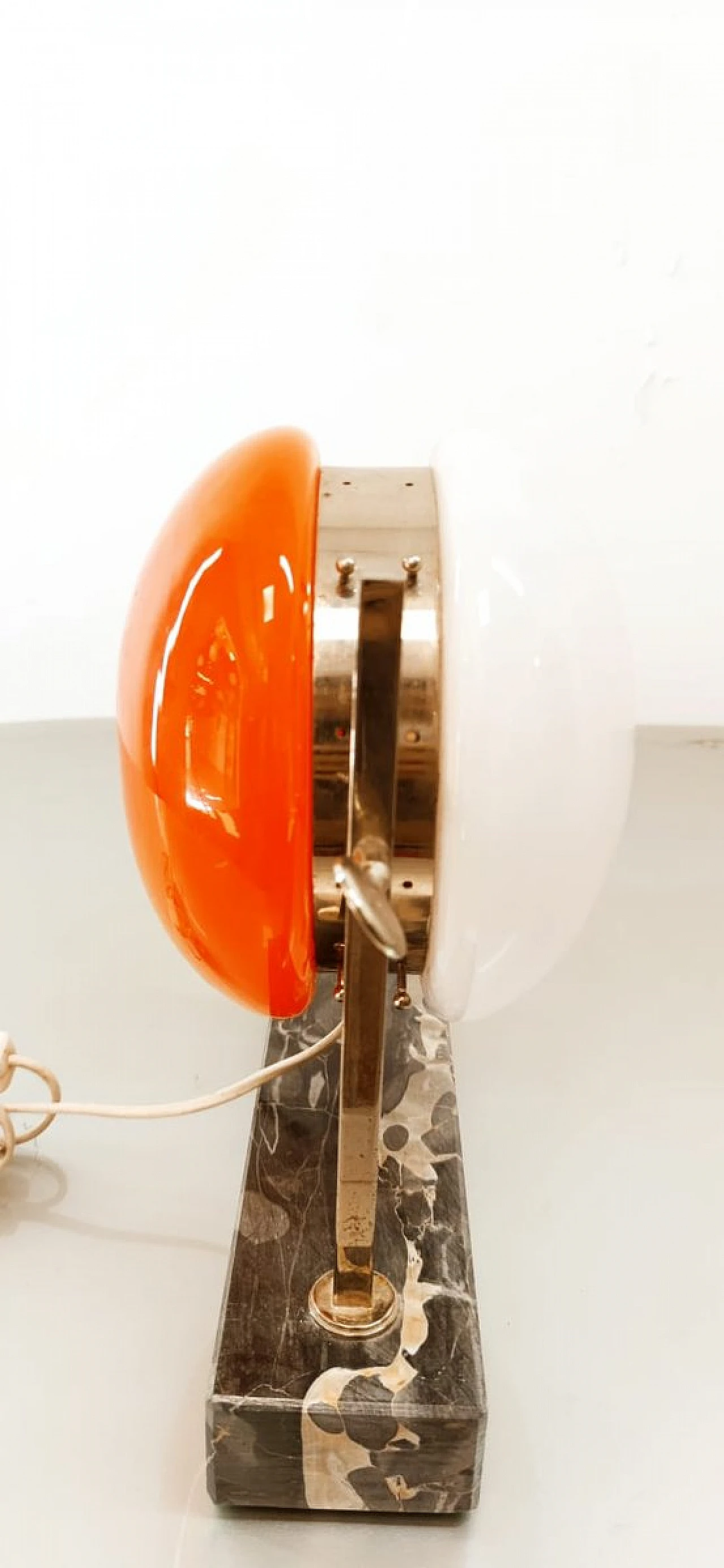 Space Age table lamp with double adjustable glass, 1960s 10