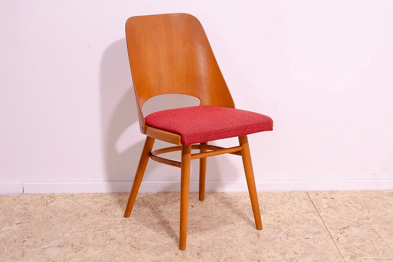 6 Bentwood dining chairs by Radomír Hofman, 1960s 7