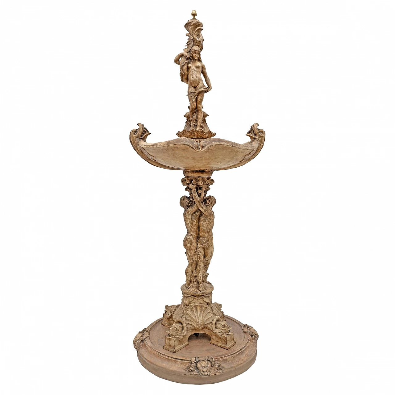 Renaissance style terracotta fountain, early 19th century 1