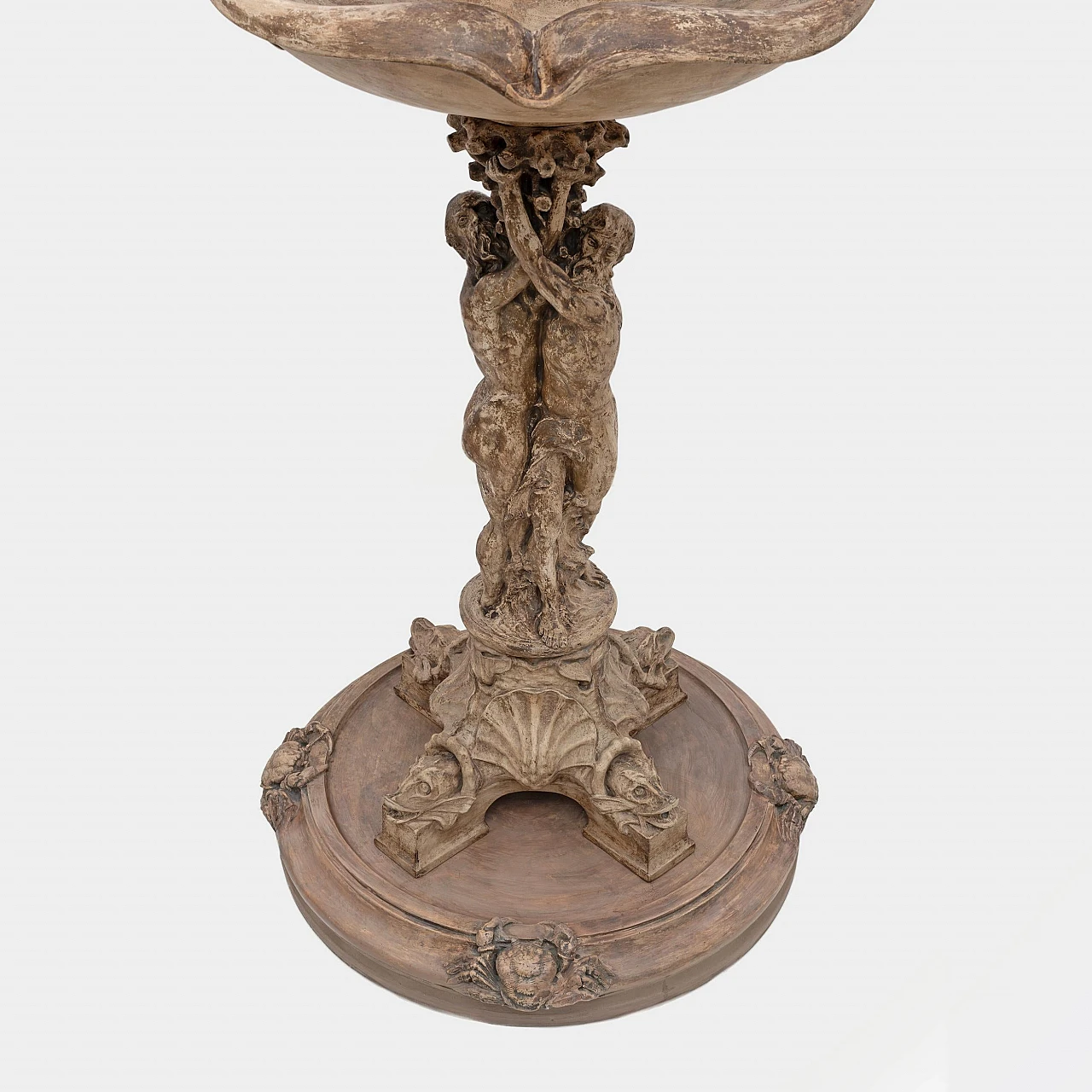 Renaissance style terracotta fountain, early 19th century 2