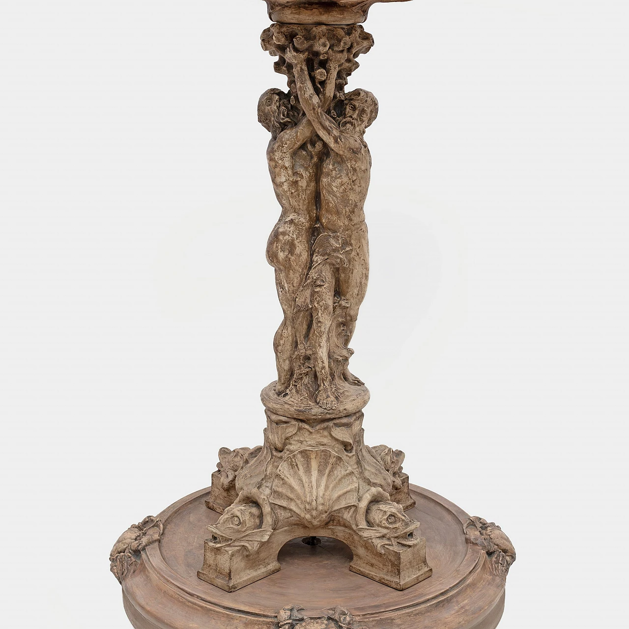 Renaissance style terracotta fountain, early 19th century 7