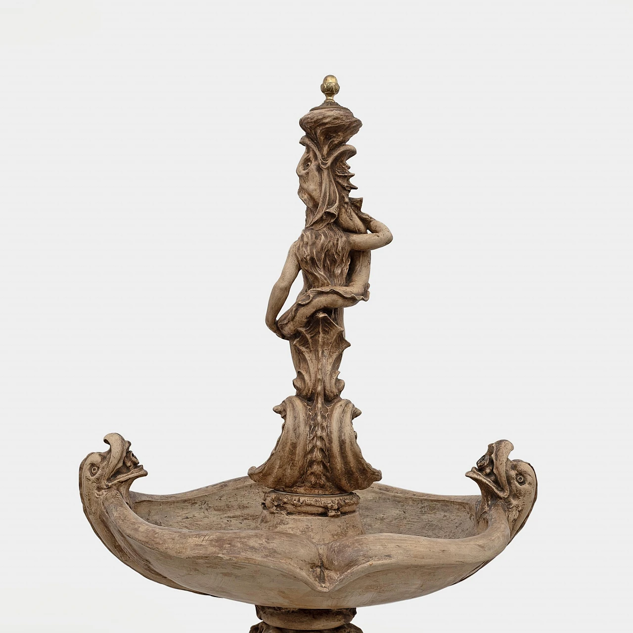 Renaissance style terracotta fountain, early 19th century 11