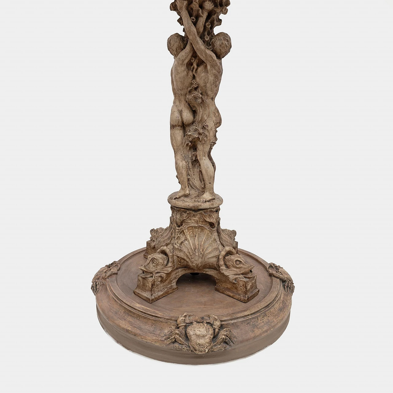 Renaissance style terracotta fountain, early 19th century 12