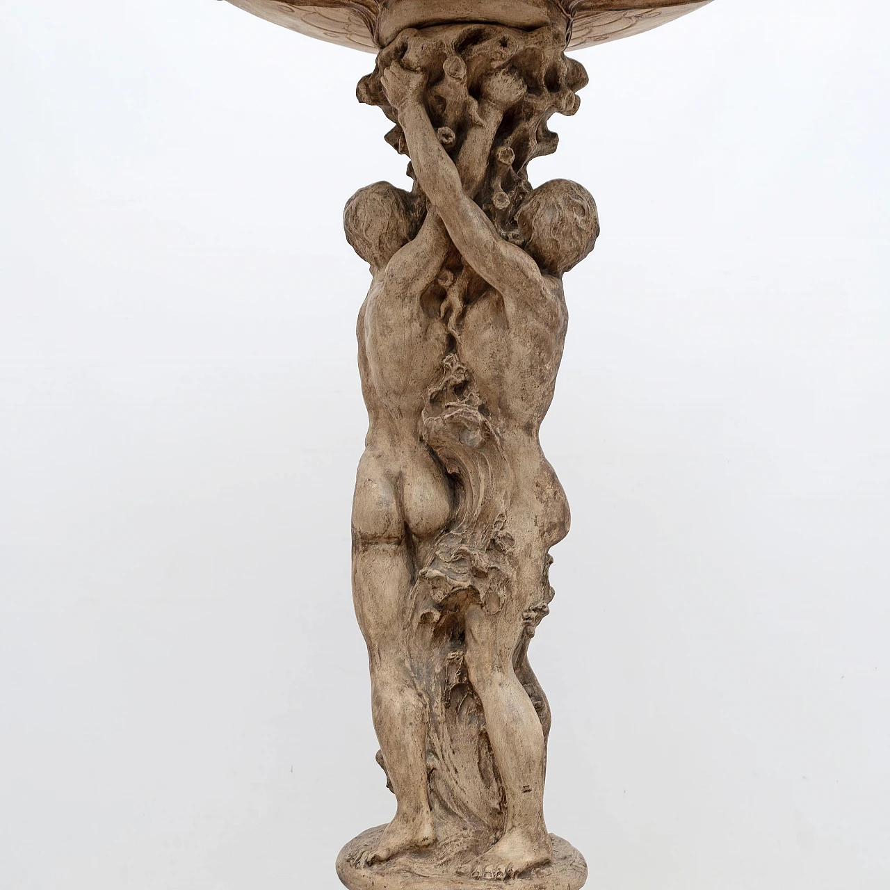 Renaissance style terracotta fountain, early 19th century 13