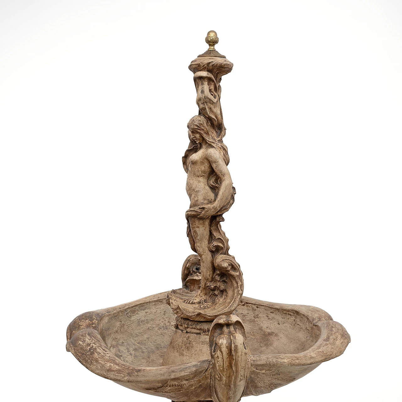 Renaissance style terracotta fountain, early 19th century 17