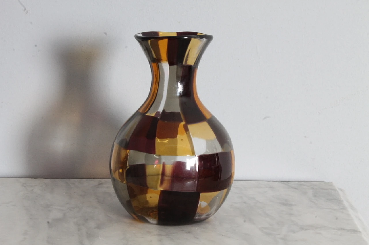 Pezzato vase by Fulvio Bianconi for Venini, 1950s 3