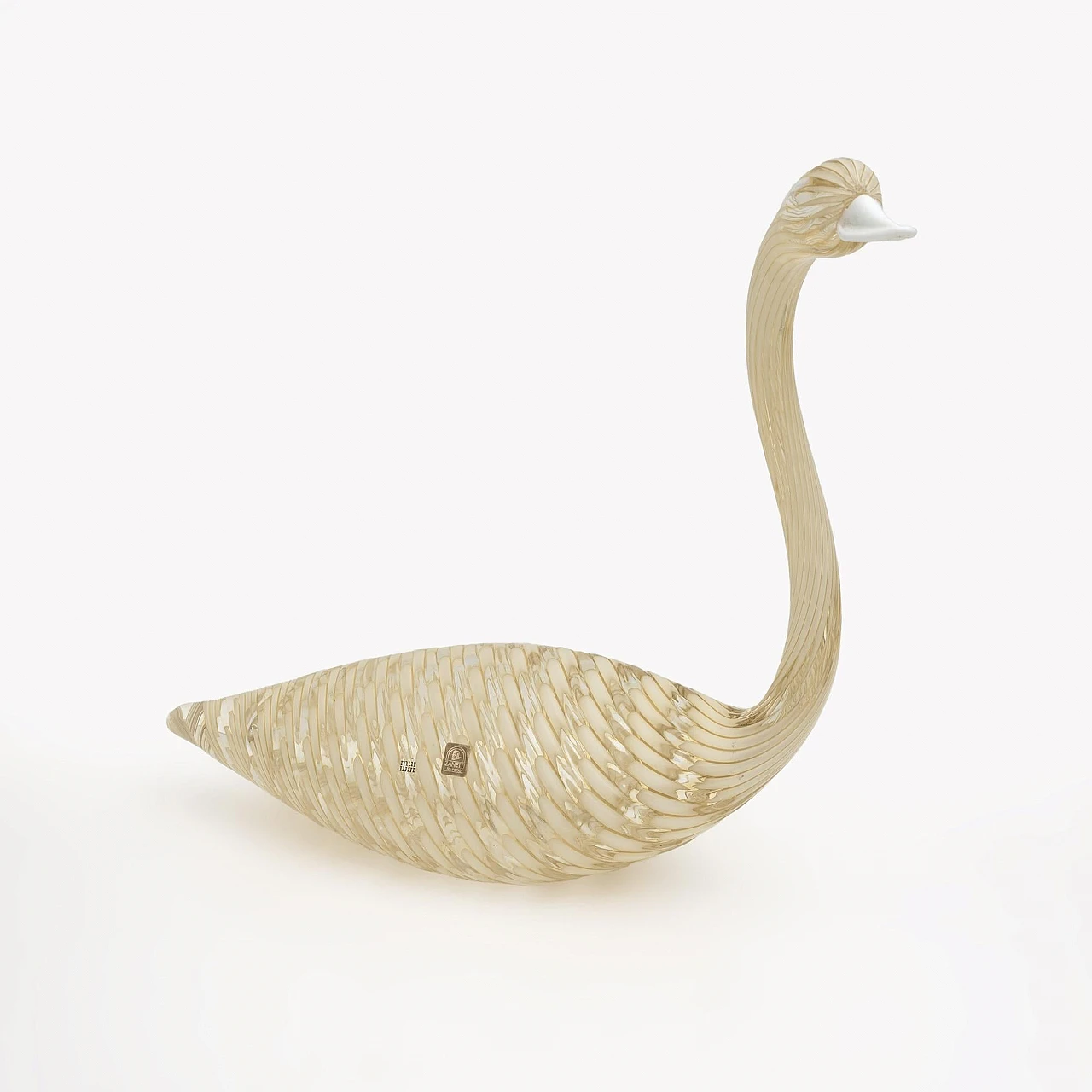 Murano blown glass swan by Licio Zanetti, 1950s 2