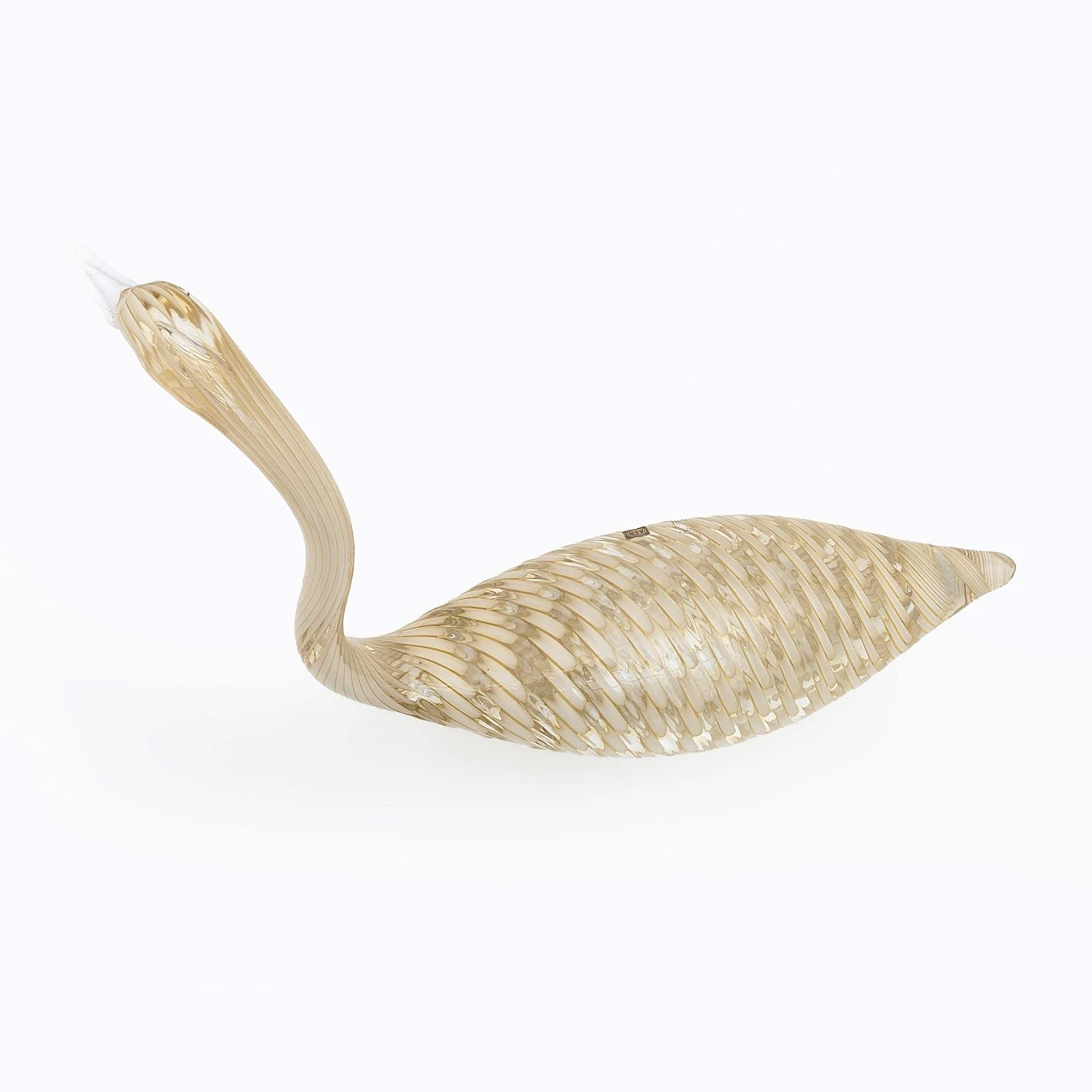 Murano blown glass swan by Licio Zanetti, 1950s 7