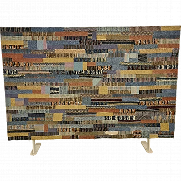 Wool tapestry by Ottavio Missoni for Saporiti, 1980s