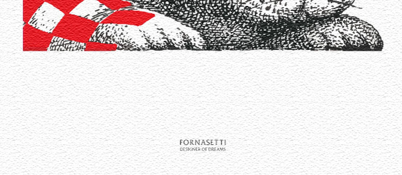 Poster Gatto Rosso di Piero Fornasetti 5