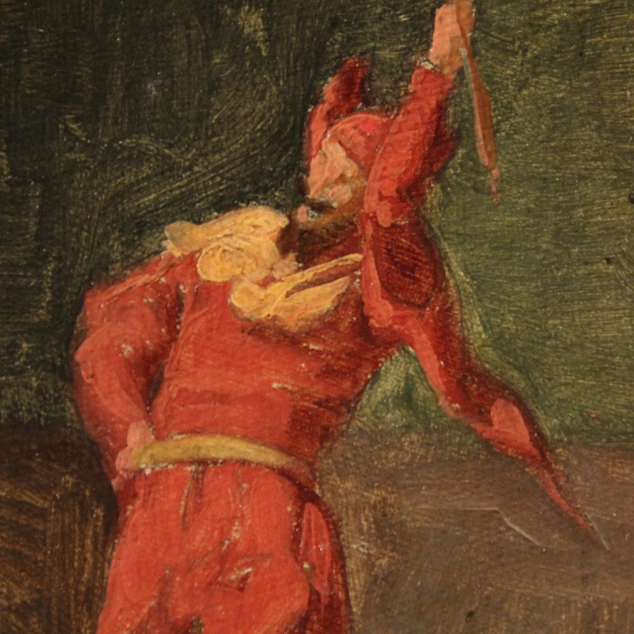 Attributed to Quadrone, Dancing jester, oil on canvas, 19th century 12