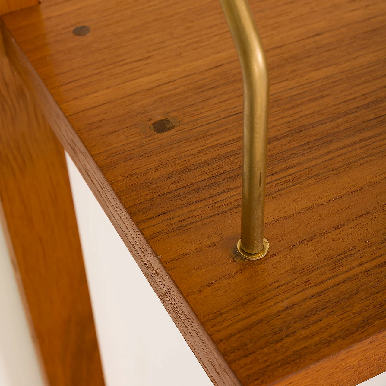 Hanging teak bookcase in the style of Poul Cadovius, 1960s 15