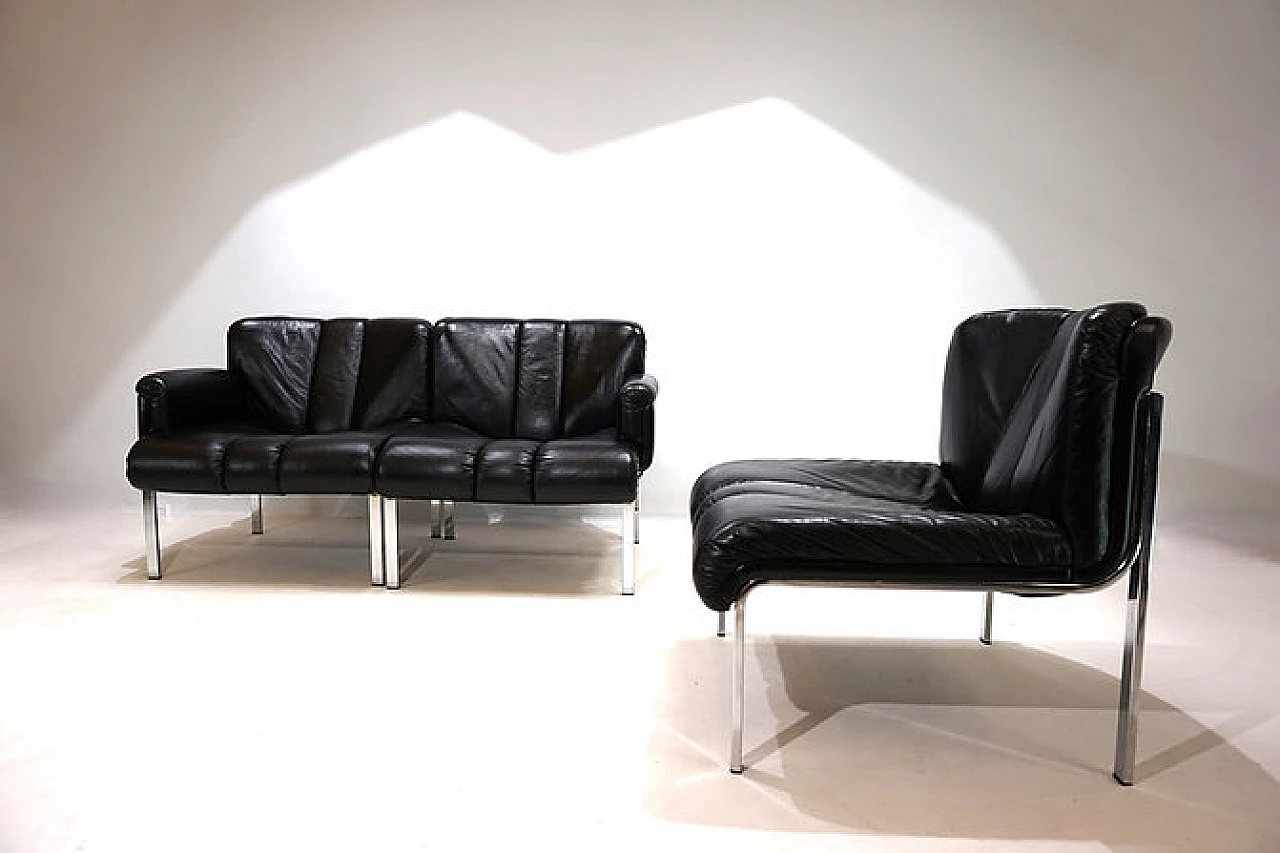 3 Eurochair 5600 modular armchairs by Makiol for Girsberger, 1960s 6