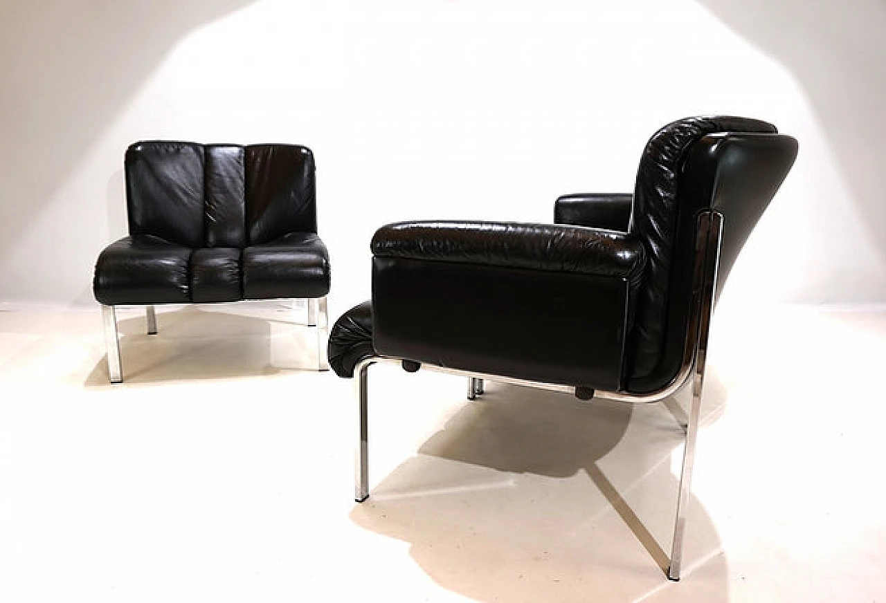 3 Eurochair 5600 modular armchairs by Makiol for Girsberger, 1960s 9