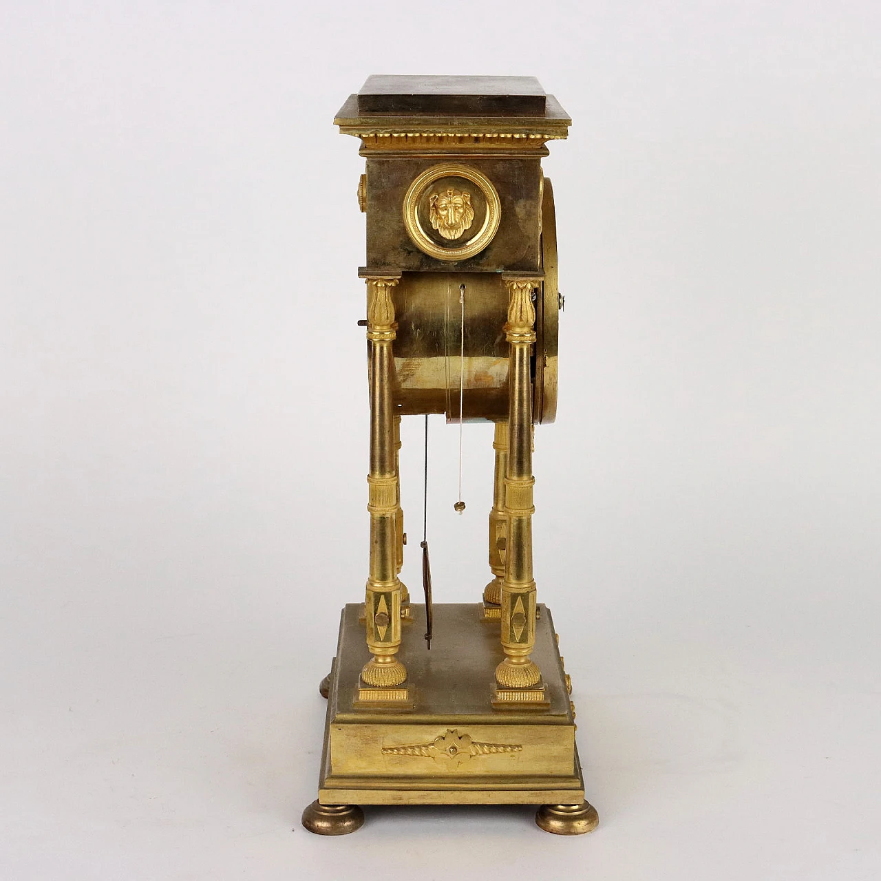 Gilt bronze table clock by Robert & Courvoisier, 19th century 10