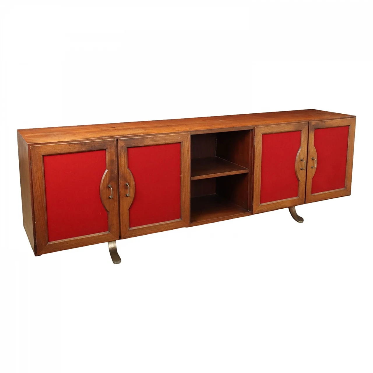 Sideboard with hinged doors attributed to S. Mazza, 1960s 1