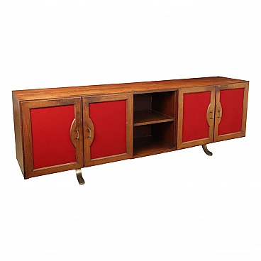 Sideboard with hinged doors attributed to S. Mazza, 1960s