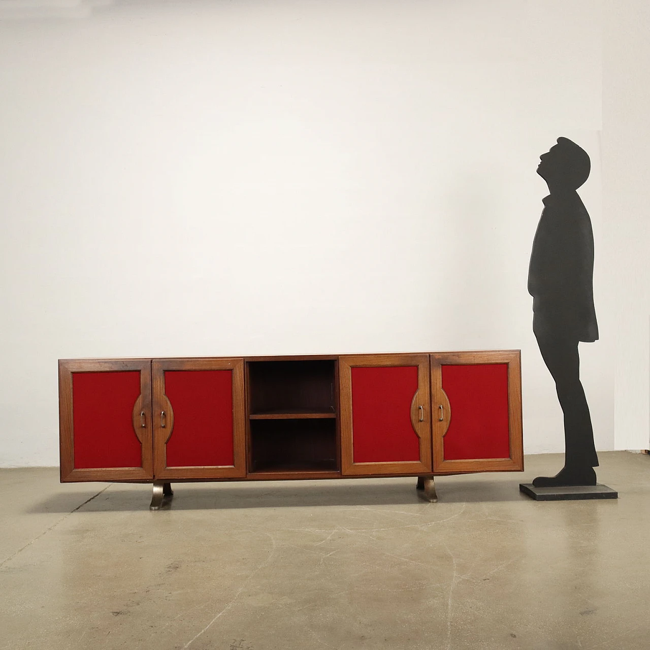 Sideboard with hinged doors attributed to S. Mazza, 1960s 2