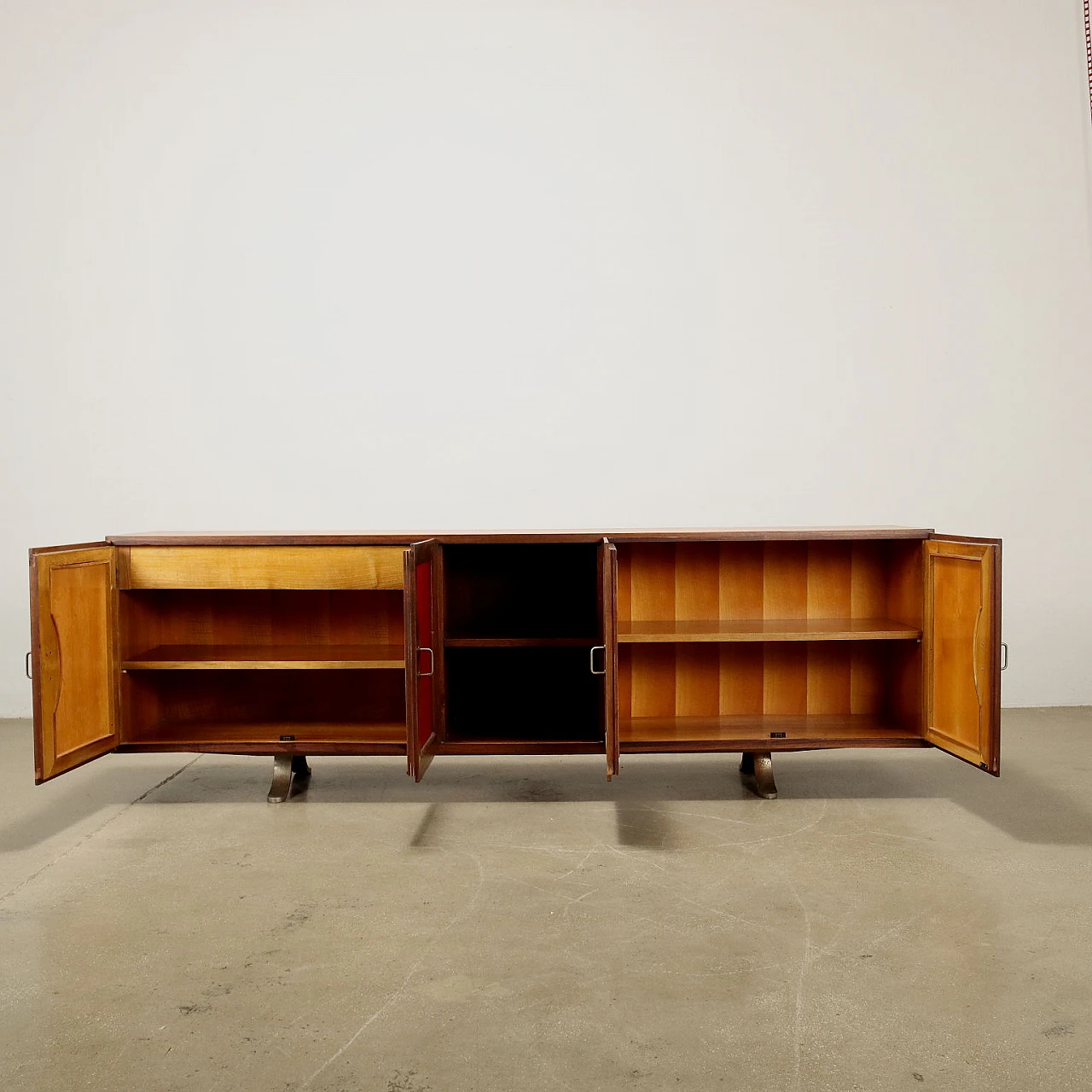 Sideboard with hinged doors attributed to S. Mazza, 1960s 3