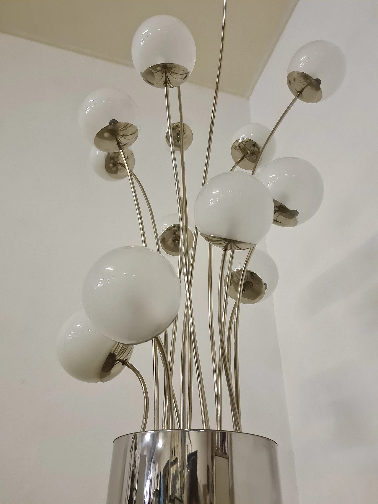 Floor lamp 10136/15 in steel by Pia Guidetti Crippa for Lumi, 1970s 5