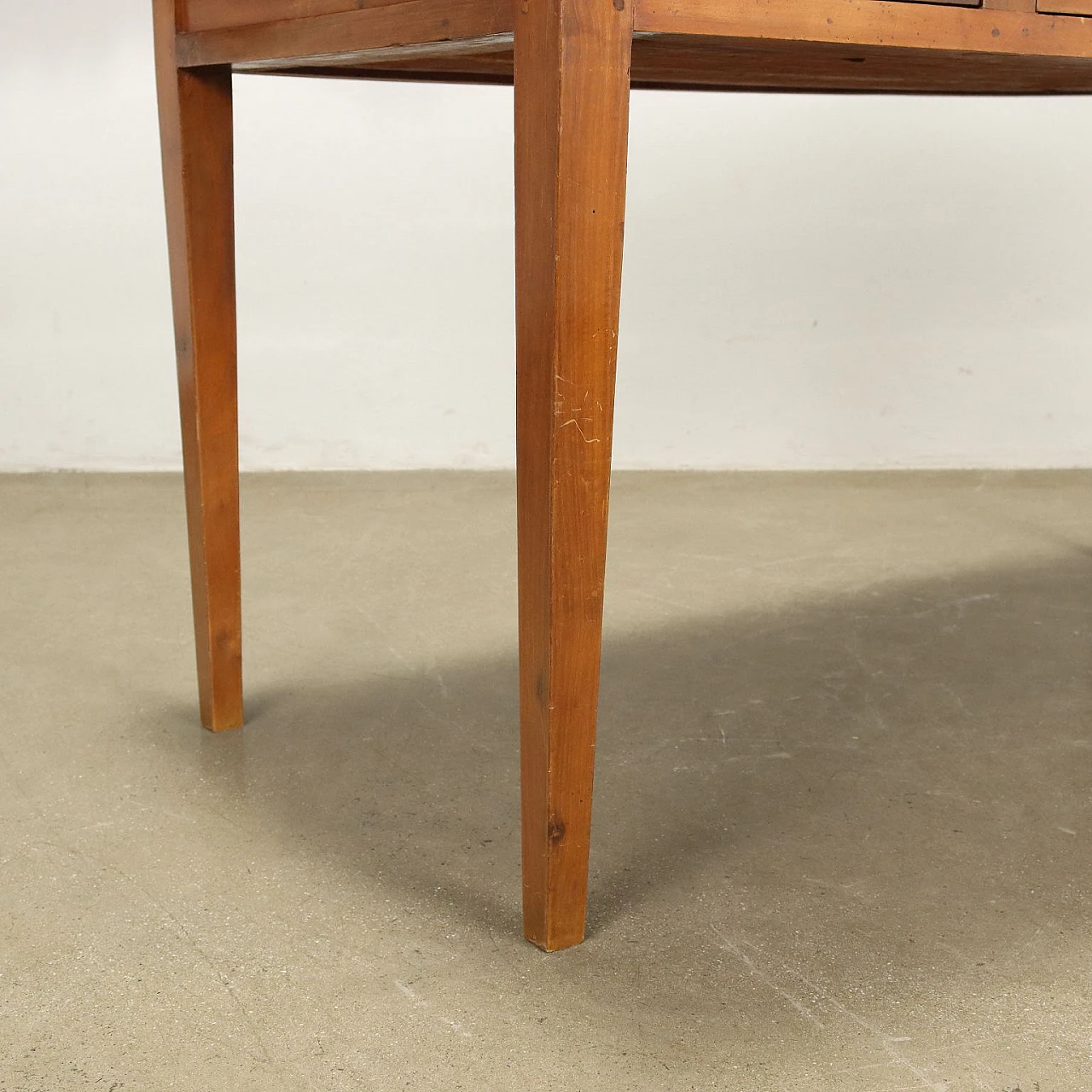 Directoire cherrywood desk with three drawers, 19th century 5