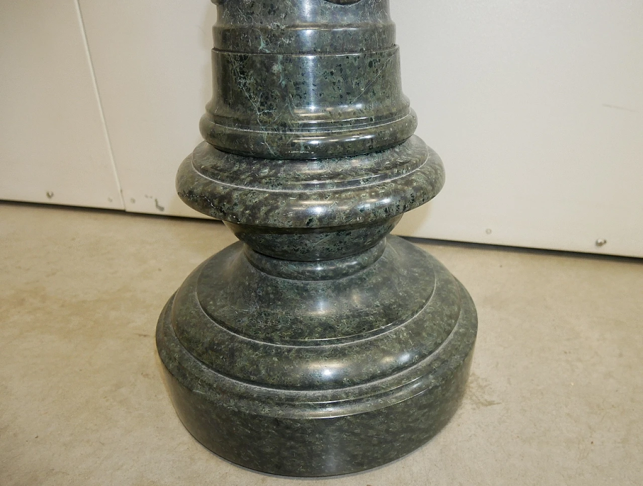 Colonna in marmo Verde Alpi, fine '800 3