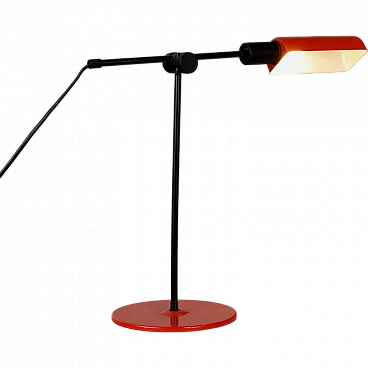 Enamelled metal table lamp by Nuova Veneta Lumi, 1980s