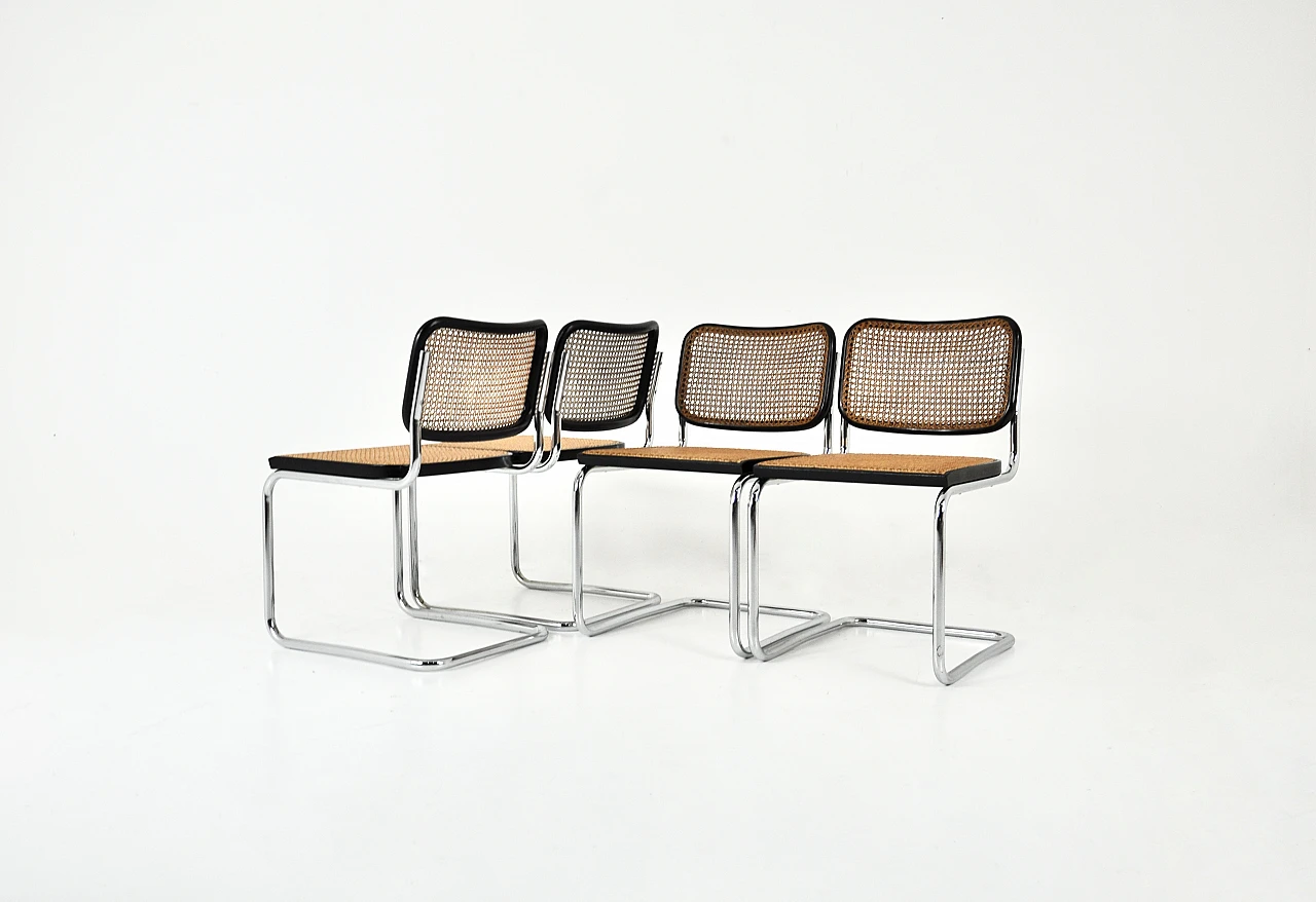 4 Chairs by Marcel Breuer for Gavina, 1980s 1