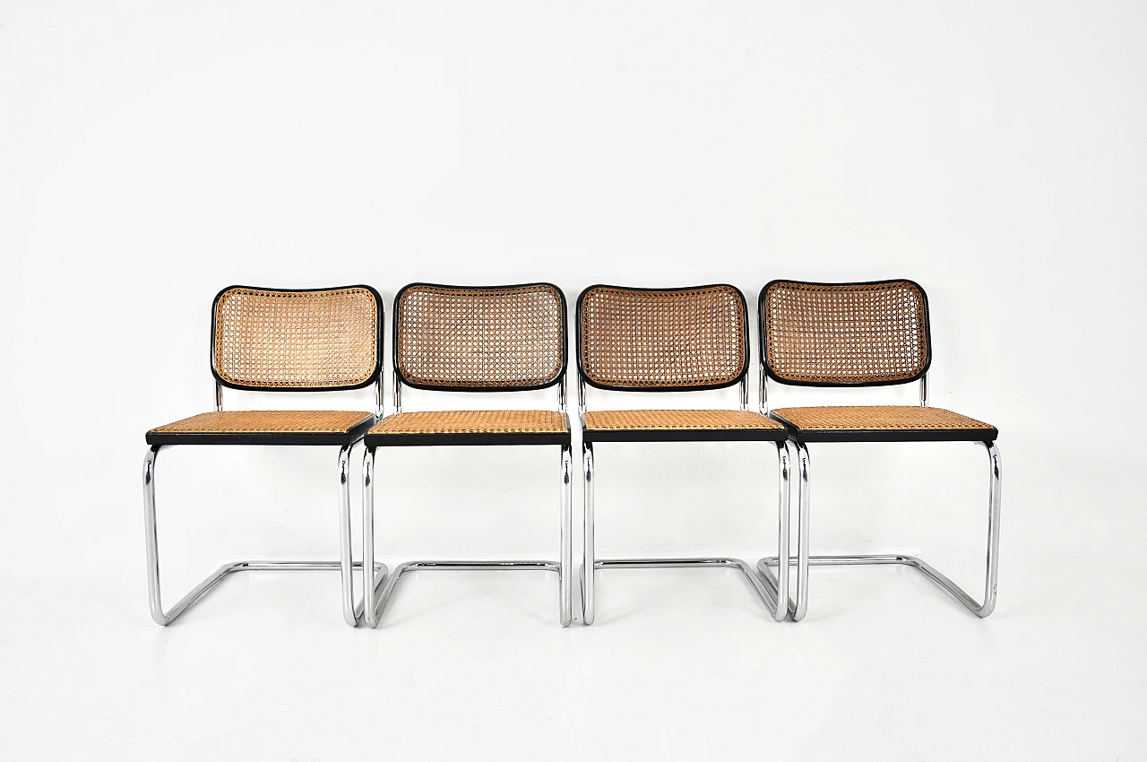 4 Chairs by Marcel Breuer for Gavina, 1980s 3