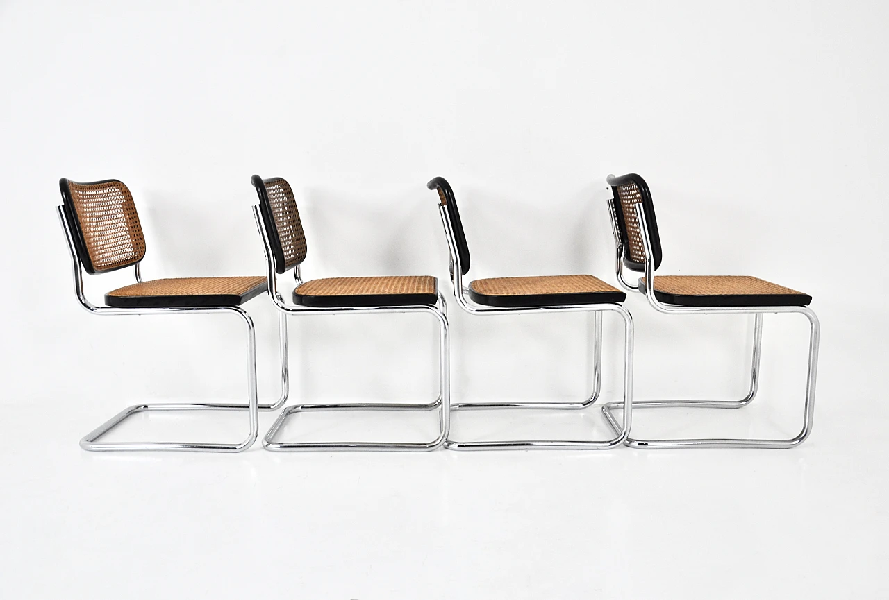 4 Chairs by Marcel Breuer for Gavina, 1980s 4