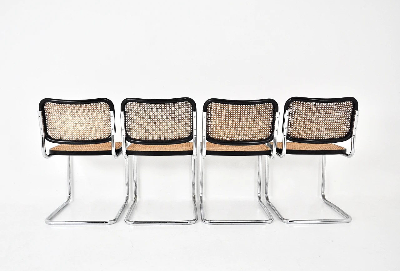 4 Chairs by Marcel Breuer for Gavina, 1980s 5