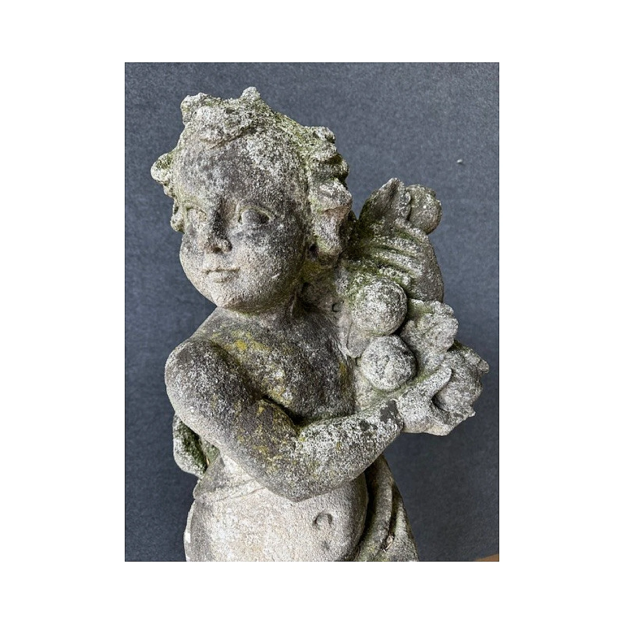 4 Putti rappresentanti le stagioni, statue in pietra di Vicenza 16